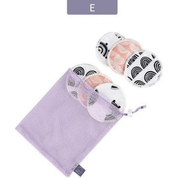 6 Pcs Washable Organic Nursing Breast Pads