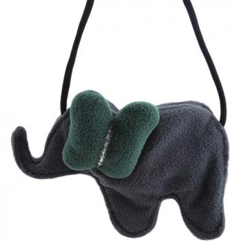 Bolso Gris de Terciopelo para Chicos