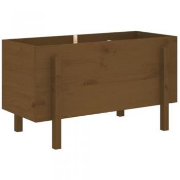Supporto Aiuola Terrazza in Legno Massiccio Marrone 02_0039777