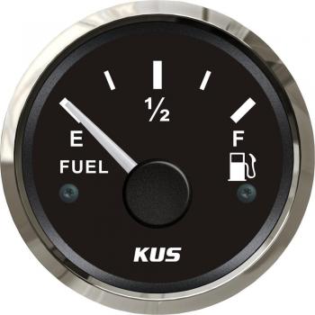 KUS 52mm Fuel Level Gauge for 12V/24V Systems