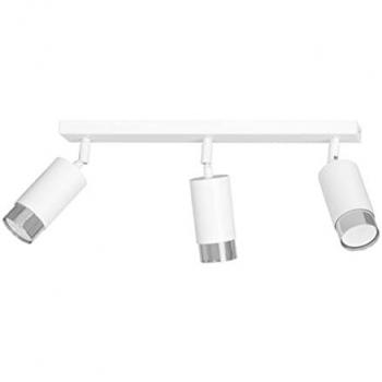 Barra de Luz Emibig HIRO Techo Blanco/Cromo 3x GU10