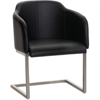 Sillón Moderno con Base de Acero Inoxidable 100001914