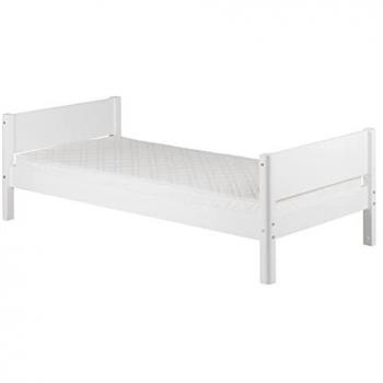 Lit simple blanc 90x200