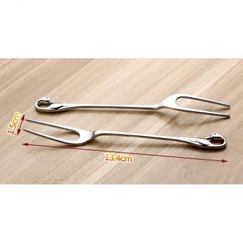 1pc Wedding Swan Fork and Spoon Holder