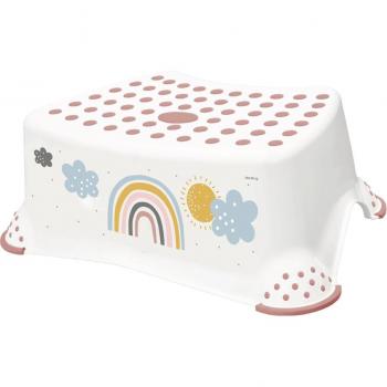 Escabeau KEEEPER TOMEK 2 marches sécurité antidérapante couleur arc‑rainbow