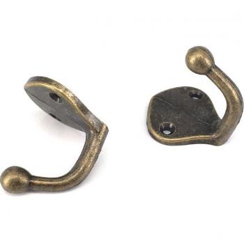 12PCS Classic Bronze Wall Hooks for Home Decor