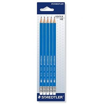Staedtler Norica 5-Pack Eraser Pencils