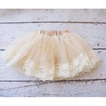 Vestido de Bola Infantil con Red de Tul