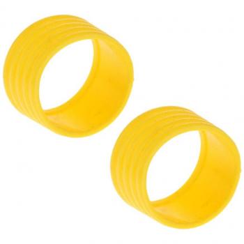 Silikonringschoner für Tennis/Badmintonschläger, 2er Set in 5 Farben