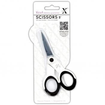 Xcut 5‑Inch Black Soft Grip Precision Scissors