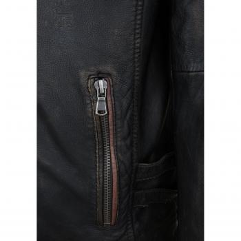 Punchball Flex Lederjacke Schwarz 48