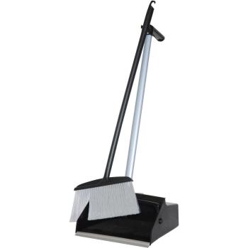 CleanLink Lobby Broom & Bucket Package (Black)