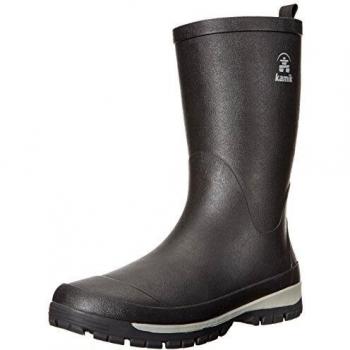 Kamik Lars, Bottes de Pluie Homme, Noir, 42 EU
