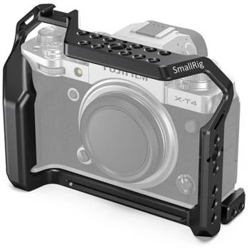 SmallRig X-T4 Aluminum Cage with Cold Shoe and NATO Rail, Black