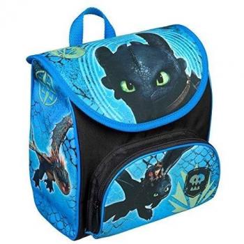 Scooli Dragons Cutie Rucksack Kindergarten (6,5 l) – Leichtgewicht, für Jungen/Mädchen – Blau Schwarz