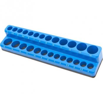 Porte-outils magnétique HBM 26 pièces 1/4 pouce bleu