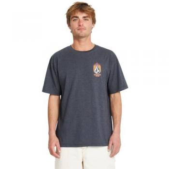 Volcom Draggin Stone Camiseta Negra Premium