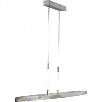 LED-Pendelleuchte Colmar, Höhenverstellbar, nickel, 106 cm