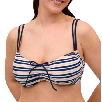 Bikini Deportivo Reductor Copas Grandes D y F Rayas Náuticas