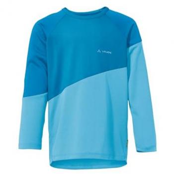 VAUDE Rundhalspullover Kids Moab LS – Langarmshirt 134/140, Grüner Knopf