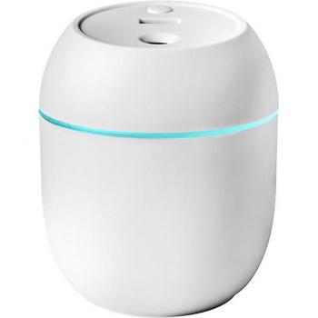 Vaporizador facial portátil 250ml, humidificador y difusor de aceites esenciales, 2 modos, USB, luz LED