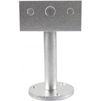 Glas Klemme mit Aluminium Fuß