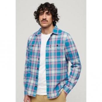 Superdry Vintage Blue Checked Shirt