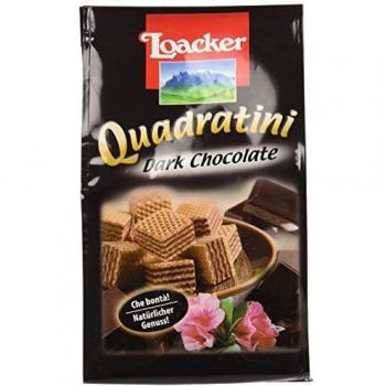 Loacker Delectable Quadratini Dark Chocolate Wafer 125 g