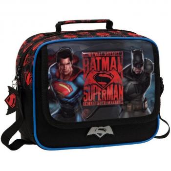 Neceser Adaptable Superman y Batman, 2 compartimentos
