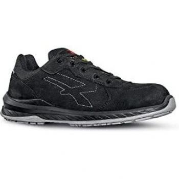 UPOWER Unisex RI20074-46 Gessato S3 CI SRC ESD Sicherheitsschuh Größe 46 schwarz