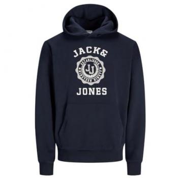 Jack & Jones Men's Casual Hoodie Navy Blue Size M