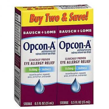 Opcon-A, gouttes anti-allergiques, 0,5 oz liq. x 2 ch
