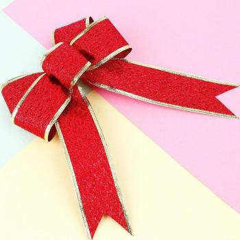 10PCS Christmas Bowknot Hanging Decorations