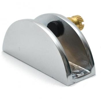 Chrome Shelf Bracket for Glass Shelves 5-10mm Thickness Set of 4