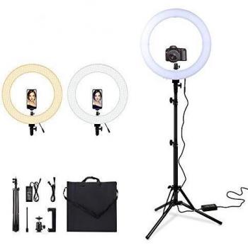 Heorryn 48 cm Dimmbares LED‑Ringlicht fürs TikTok‑Streaming