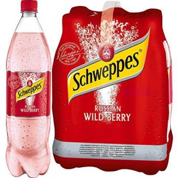 DPG Schweppes Russische Wildbeere 6 x 1,25l (inkl. 1,50 Euro Pfand)