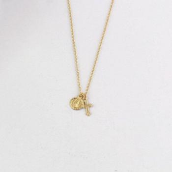 ROXI Gold Chain Cross Necklace for Women