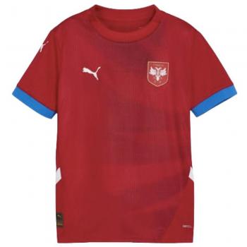 Enfant Puma 2024‑25 Maillot Rouge – Taille 32‑34 pouces – Serbie