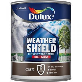 Dulux Weathershield Exterior Gloss 750ml Conker