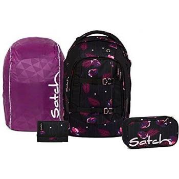 Mystic Nights Satch Pack Streetwalk – Schulrucksack-Set 4‑Parten