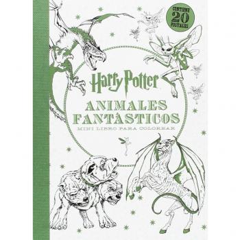 MINI LIBRO PARA COLOREAR HARRY POTTER ANIMALES FANTASTICOS