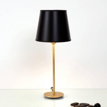 Mattia Tischlampe mit schwarzem Schirm