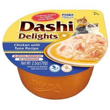 Inaba Dashi Delights Chicken and Tuna Wet Cat Food 70g