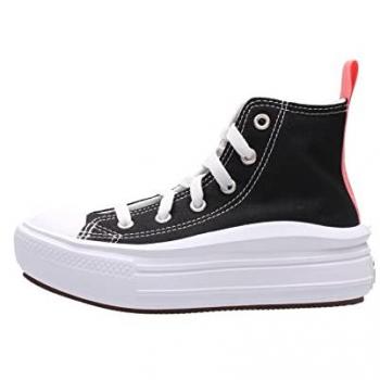 Calçado Feminino Converse Botin Lona Negra – Solado Robustecido