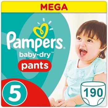Couches Pampers Baby-Dry Taille 5 190 Couches-Culottes