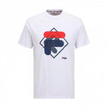 Fila-Camiseta de Manga Corta Infantil Fila FAT0340 10001 Blanco 12 Años