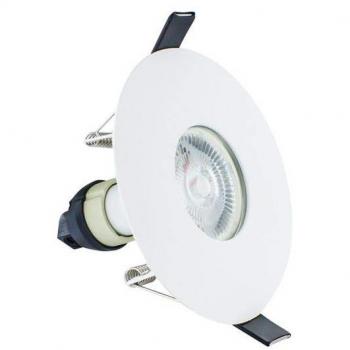 Netlighting Evofire Fire Rated Downlight (100mm Cutout, IP65 White Round + GU10)