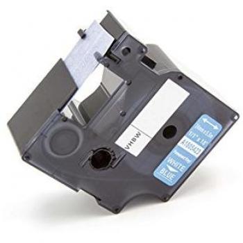 Nastro Etichettatrice 24mm Bianco su Blu Dymo Rhino 1000, 3000, 4200, 5000, 5200, 6000