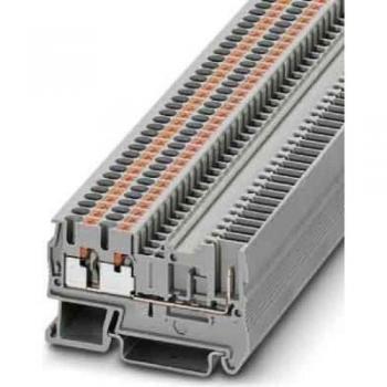 Terminal de jonction Phoenix Contact PT 2,5-TWIN/1P 3209633 gris 50 pcs