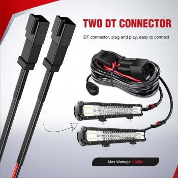 Pack Harnais Éclairage DT 12 V – Barre LED + Relais